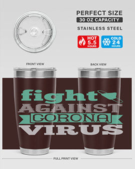 fight against corona virus Style 40#- corona virus- Cotton Tank