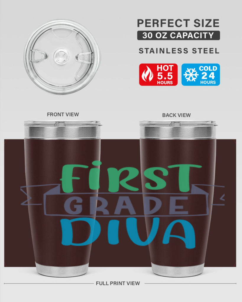 first grade divaa 22#- 1st grade- Tumbler