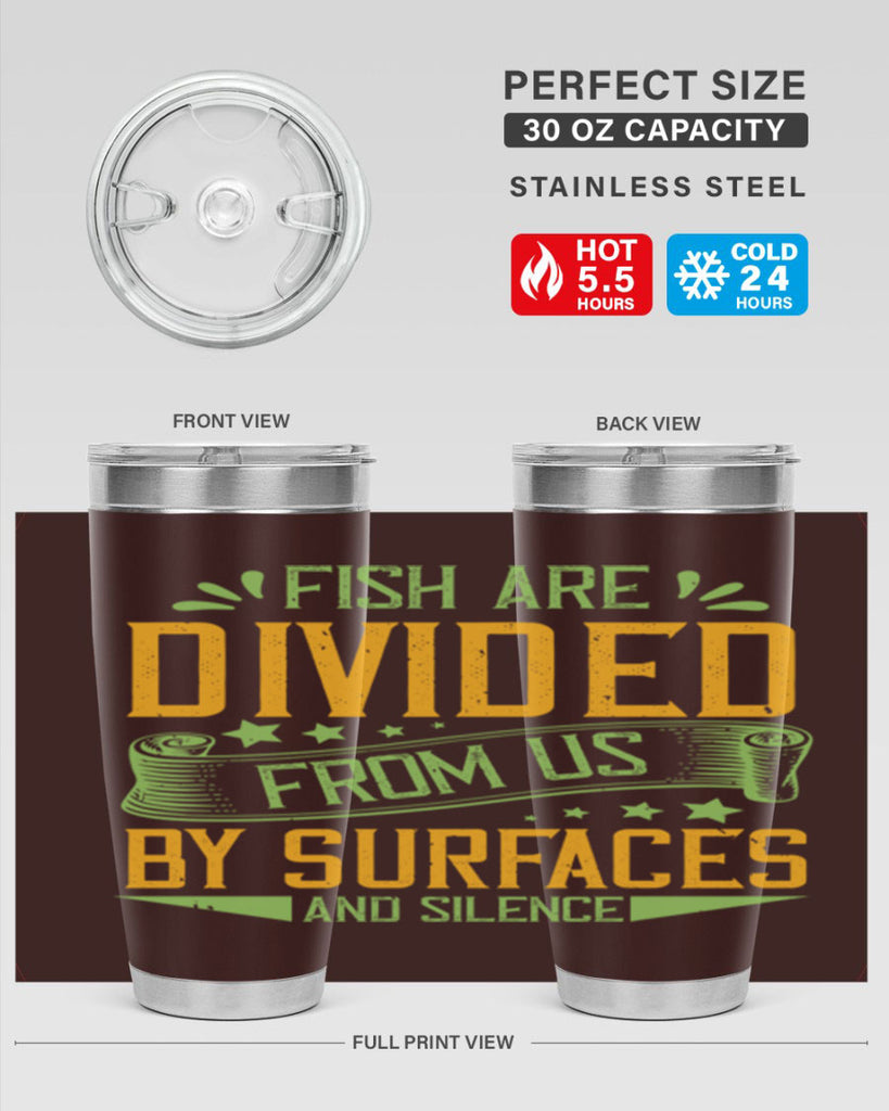 fish are divided from us by surfaces and silence 136#- vegan- Tumbler