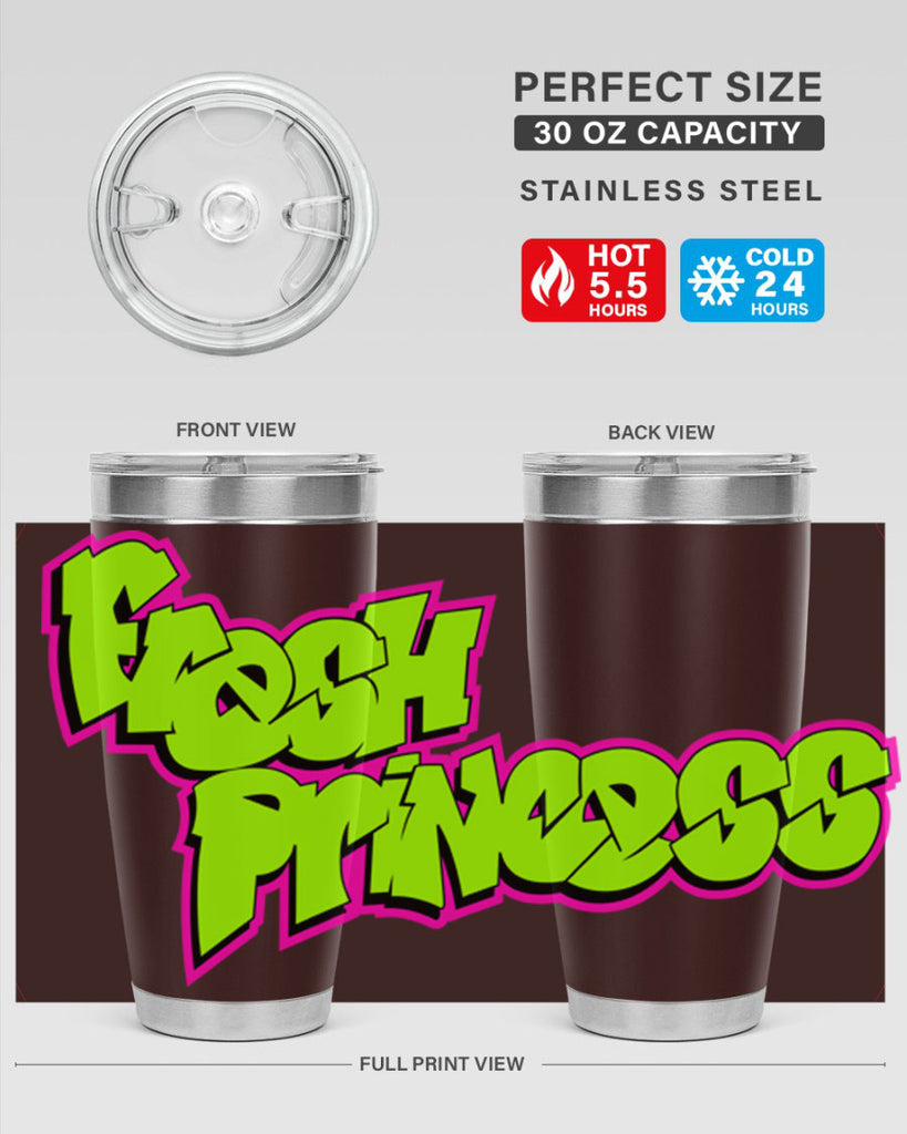 fresh princess 145#- black words phrases- Cotton Tank