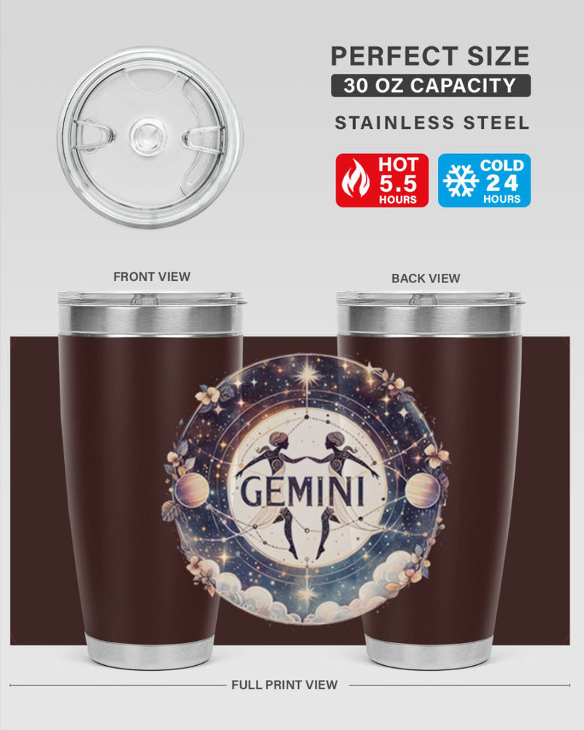 gemini 237#- zodiac- Tumbler