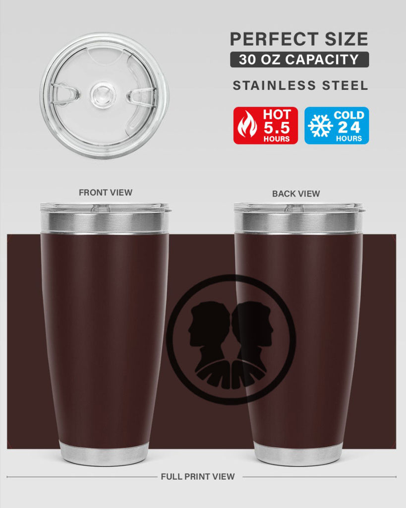 gemini 238#- zodiac- Tumbler