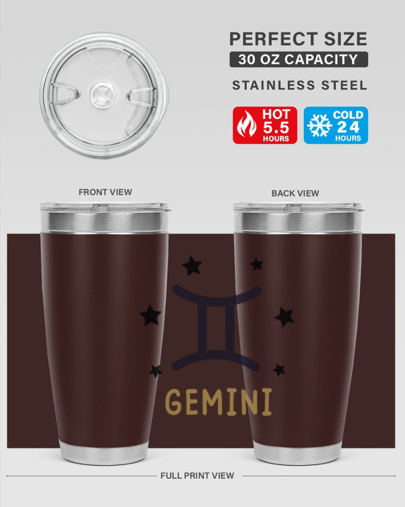 gemini 241#- zodiac- Tumbler