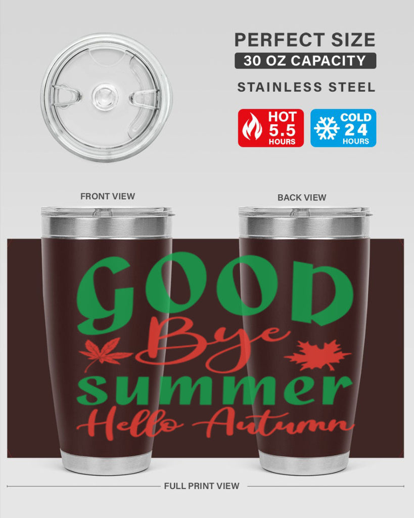 goodbye summer hello autumn 212#- fall- Tumbler