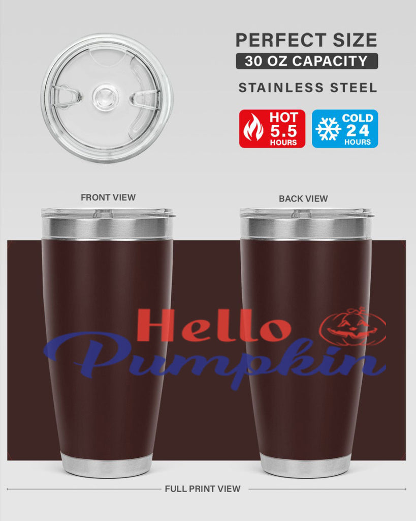 hello pumpkin 288#- fall- Tumbler