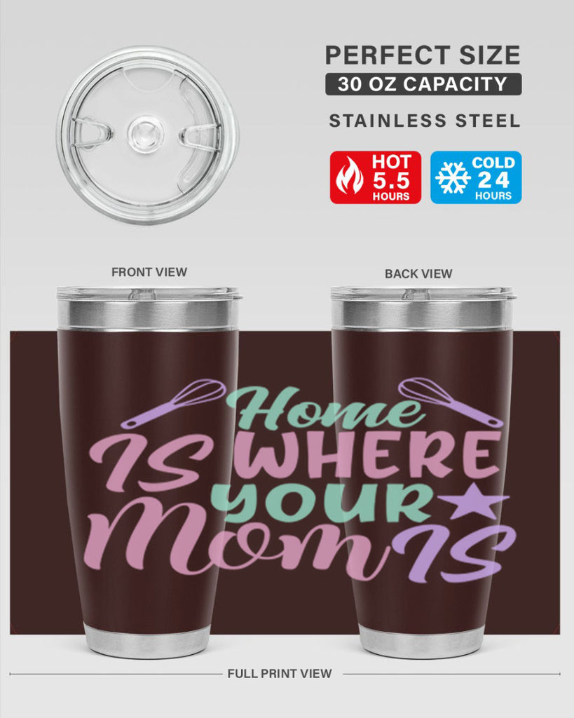home is where your mom is 37#- home- Tumbler