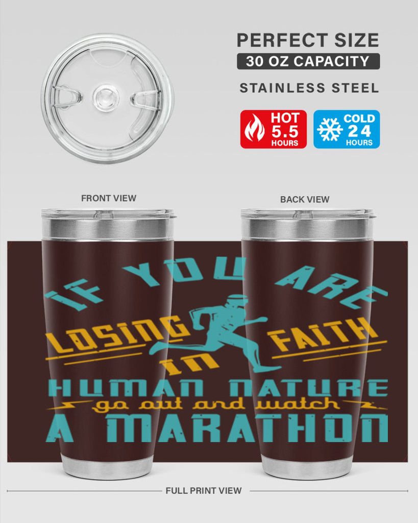 if you are losing faith in human nature go out and watch a marathon 37#- running- Tumbler