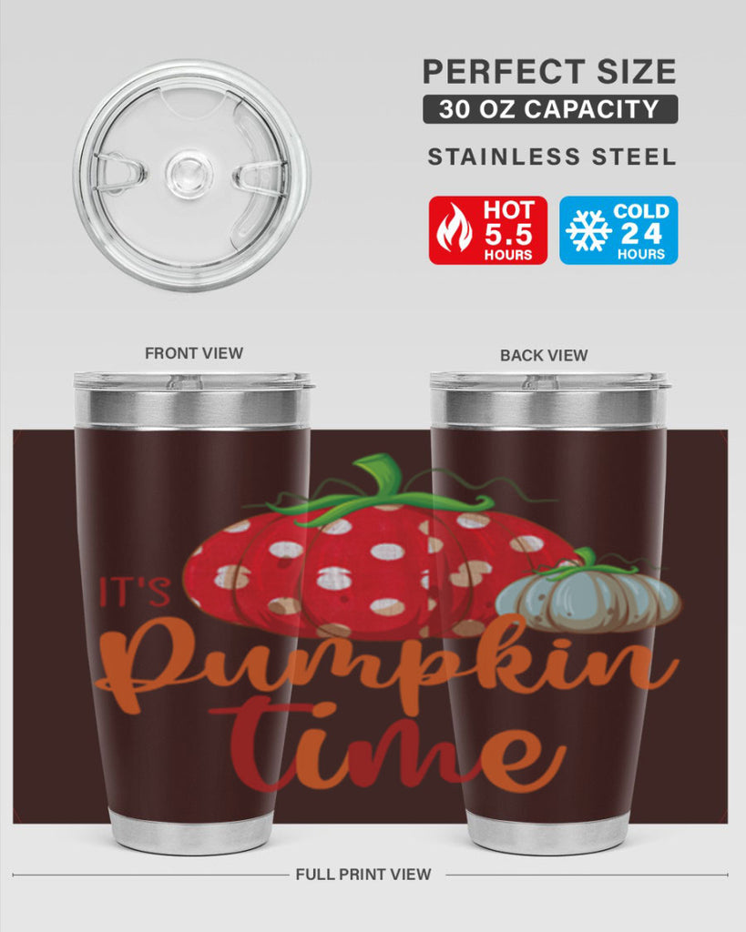 it s pumpkin time 368#- fall- Tumbler