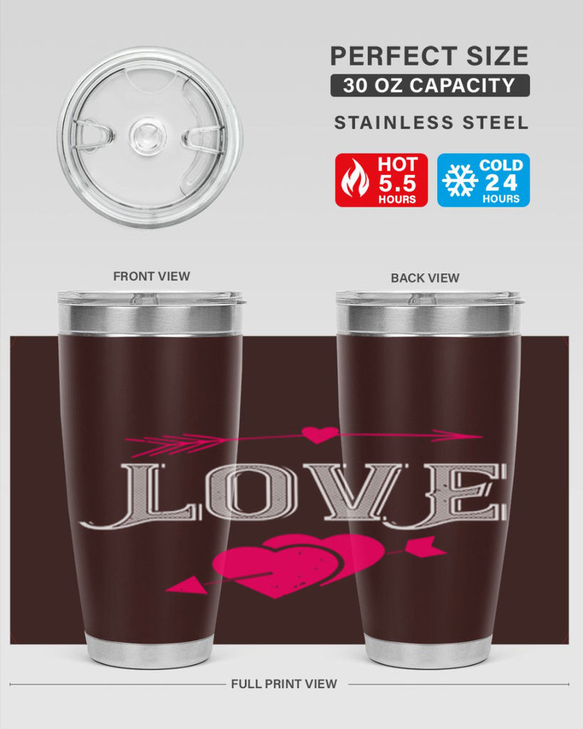 love 41#- valentines day- Tumbler