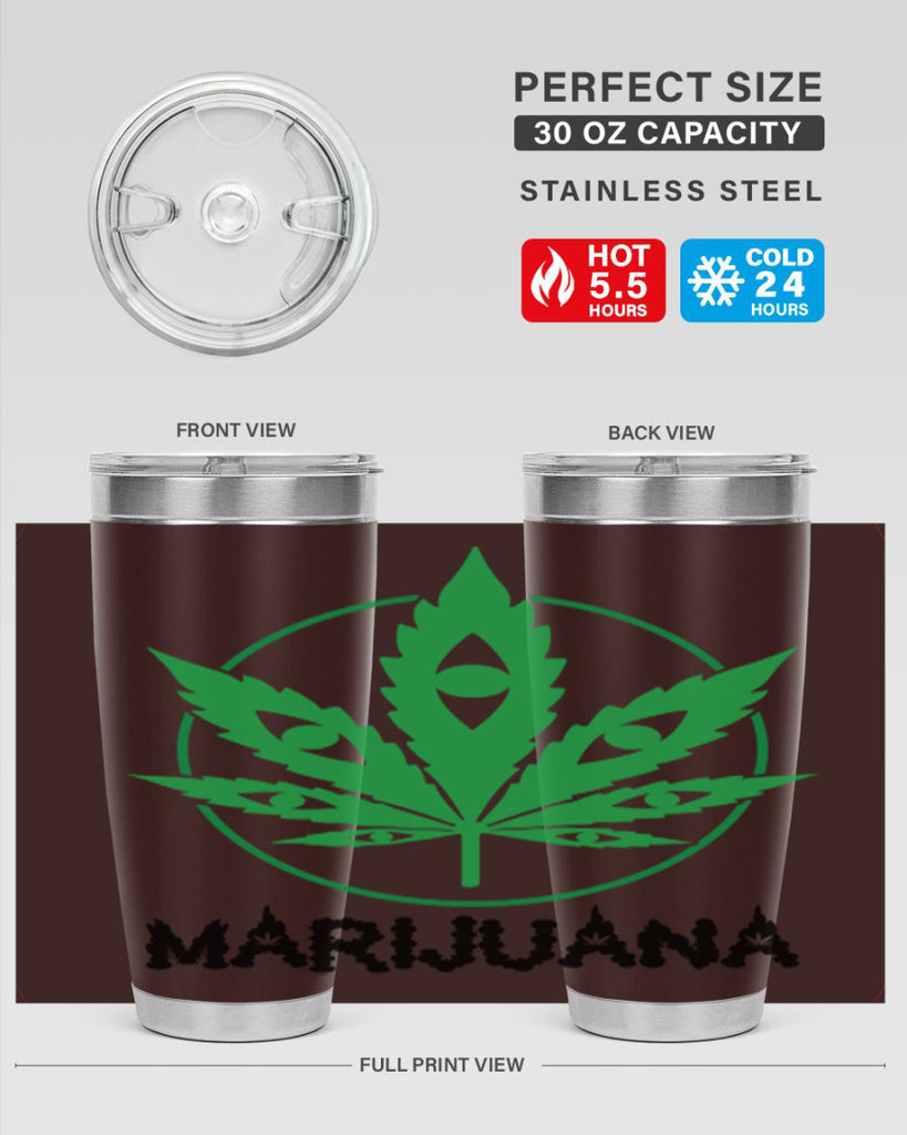 marijuana 198#- marijuana- Tumbler