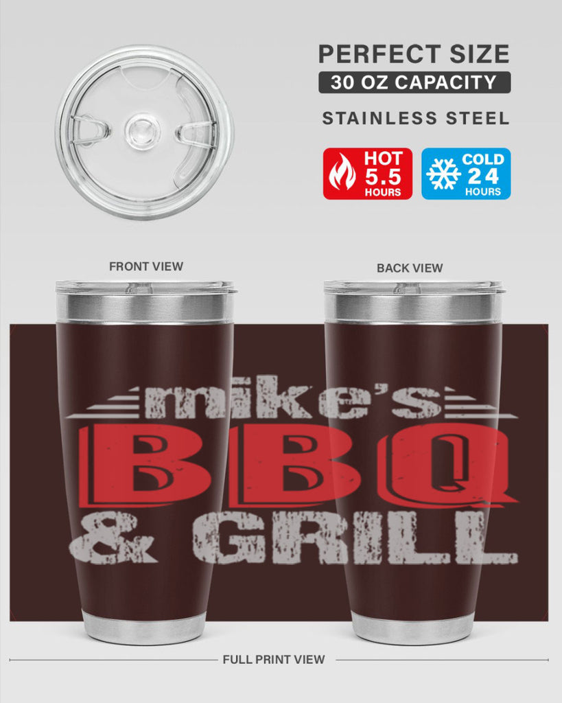 mikes bbq and grill 23#- bbq- Tumbler