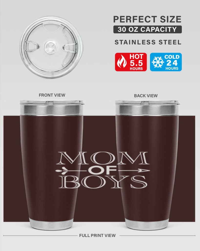 mom of boys 429#- mom- Tumbler