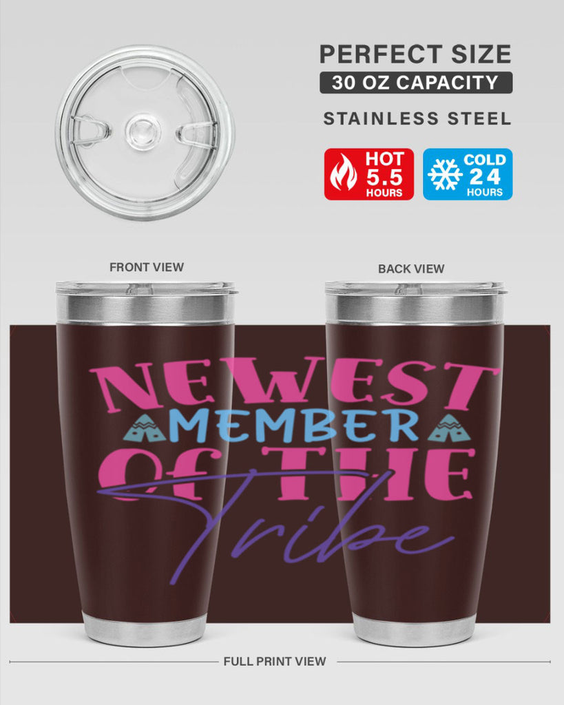newest member of the tribe Style 211#- baby- tumbler
