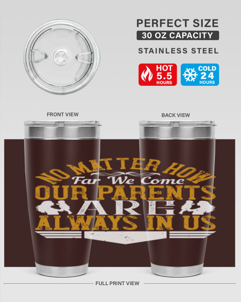 no matter how far we come our parents are always in us 34#- Parents Day- Tumbler