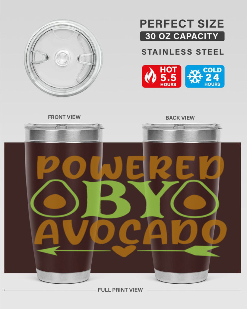 powered by avocado 3#- avocado- Tumbler