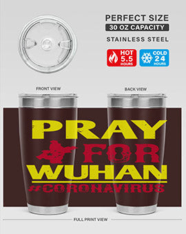 pray for wuhan coronavirus Style 27#- corona virus- Cotton Tank