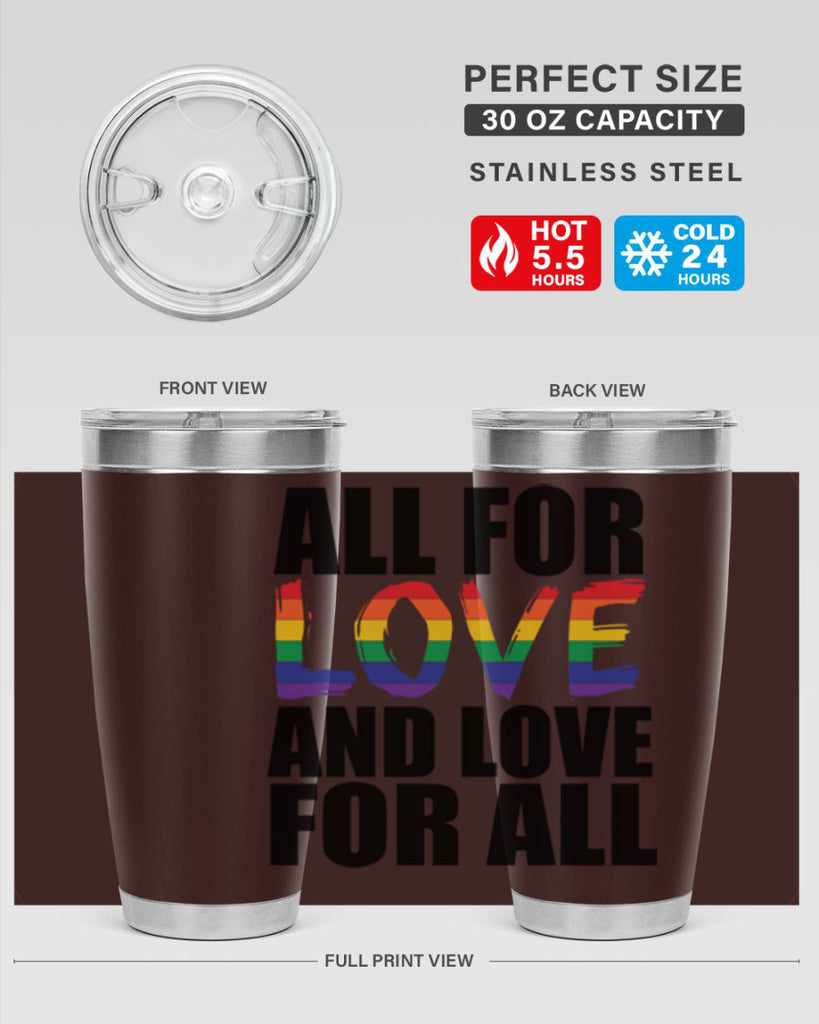 pride love for all 65#- lgbt- Tumbler