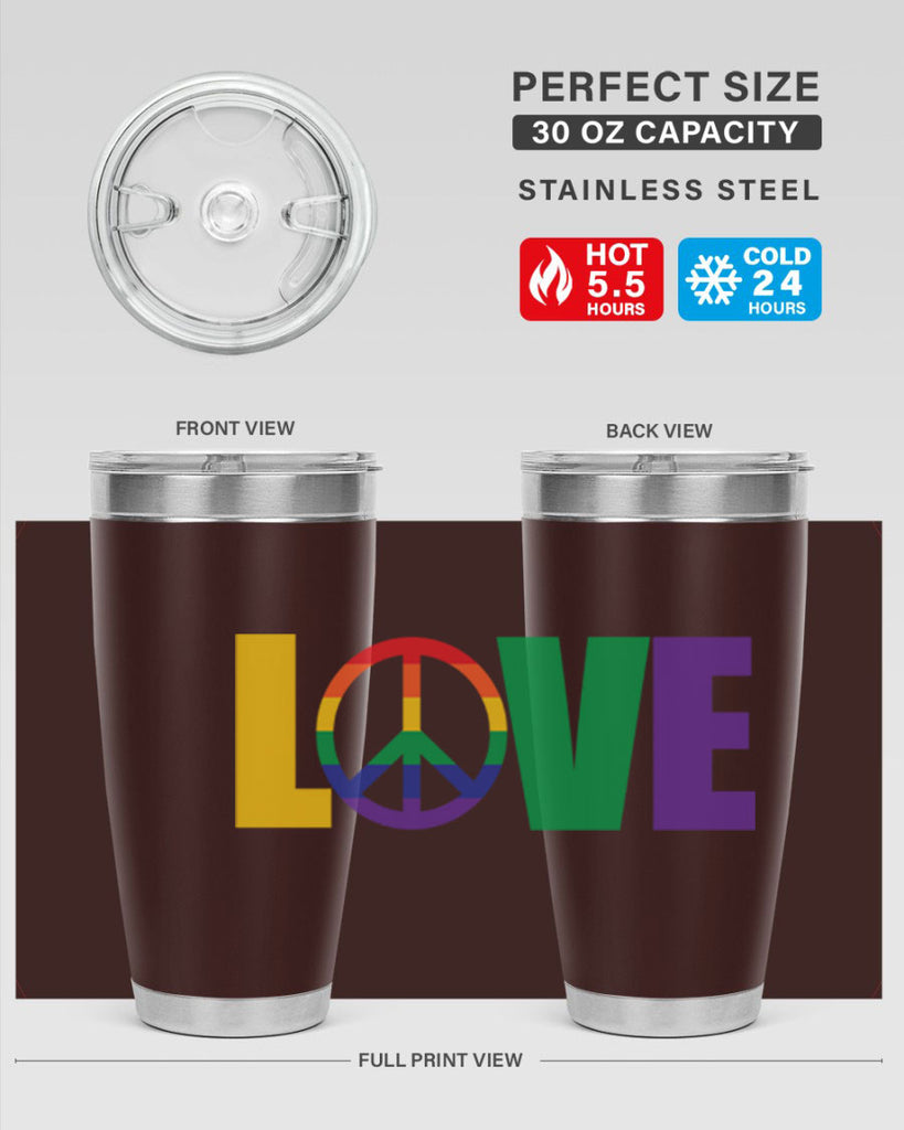 pride love peace 60#- lgbt- Tumbler