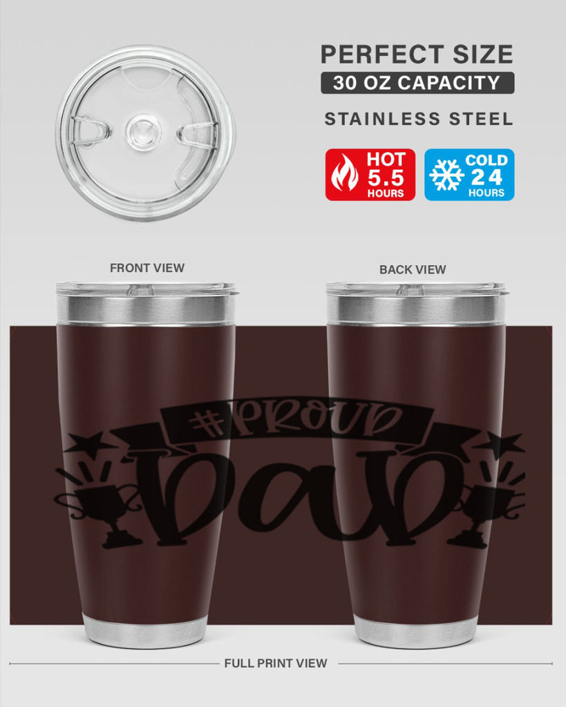 proud dad 75#- fathers day- Tumbler
