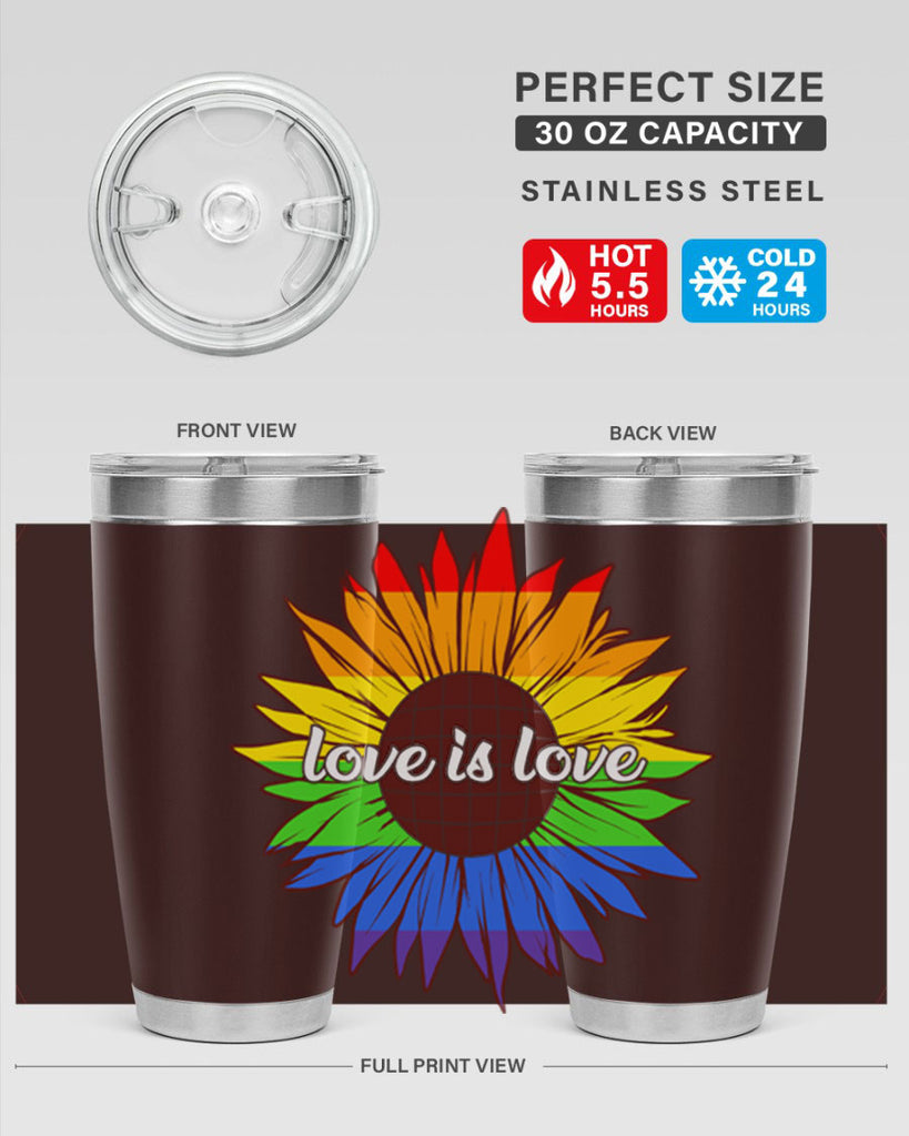 rainbow sunflower love is love 26#- lgbt- Tumbler