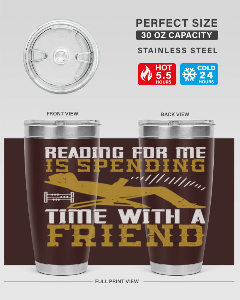 reading for me is spending time with a friend 19#- reading- Tumbler