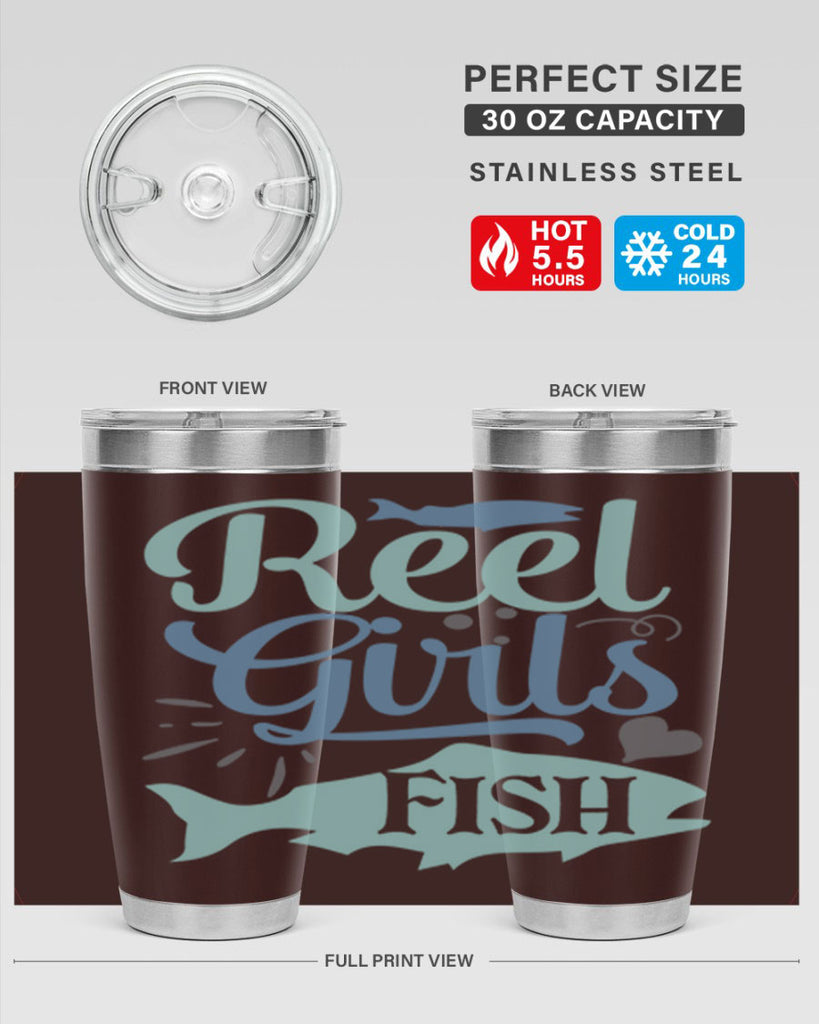 reel girls fish 198#- fishing- Tumbler