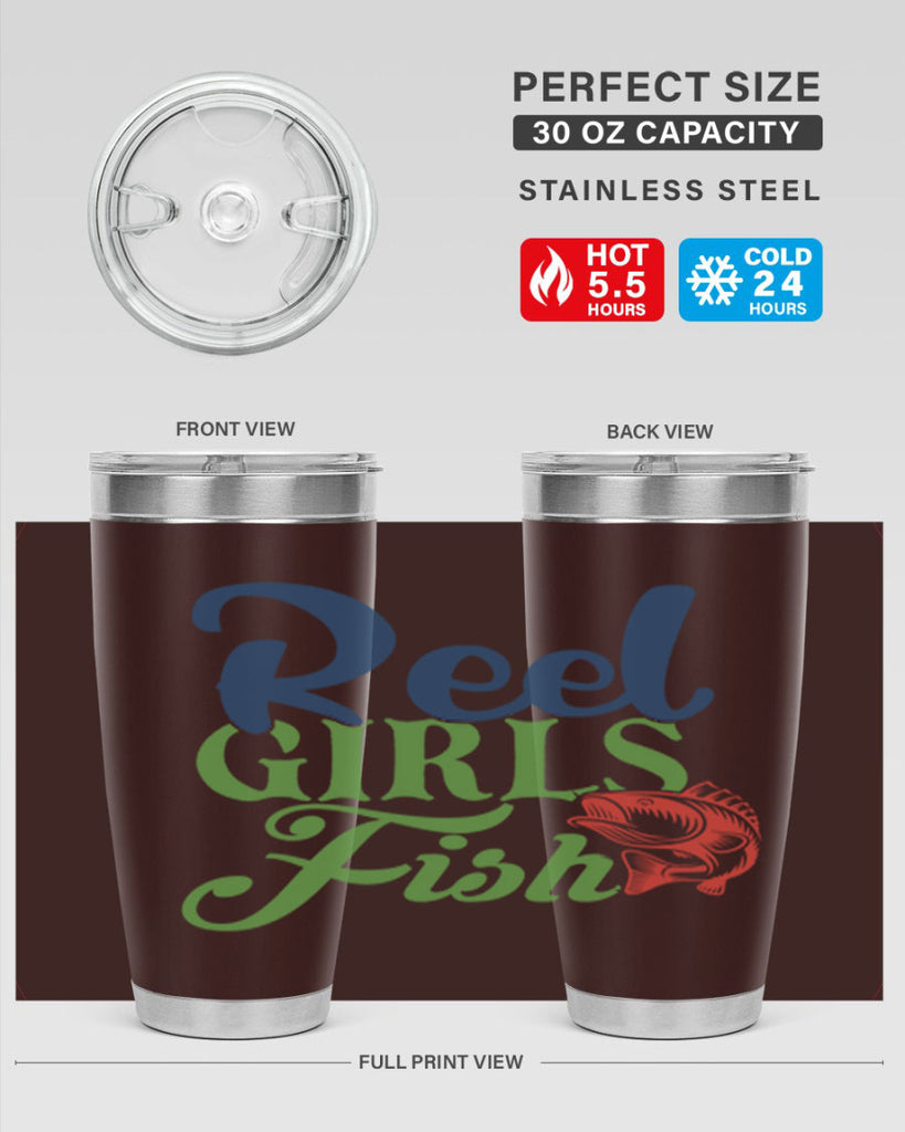 reel girls fish 199#- fishing- Tumbler