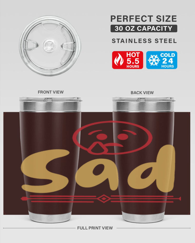 sad 6#- fathers day- Tumbler