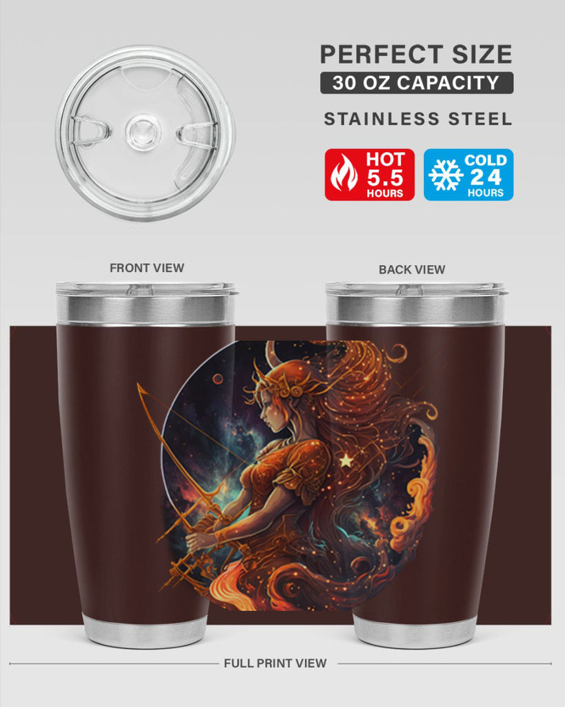 sagittarius 417#- zodiac- Tumbler
