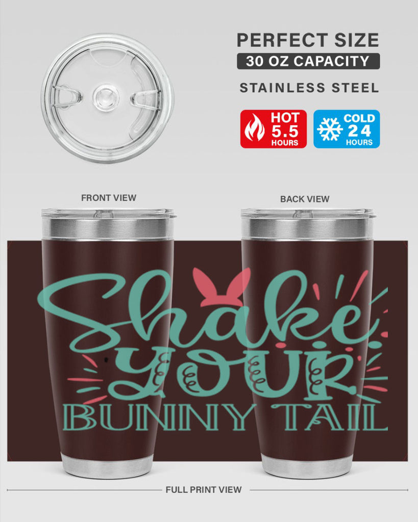 shake your bunny tail 104#- easter- Tumbler