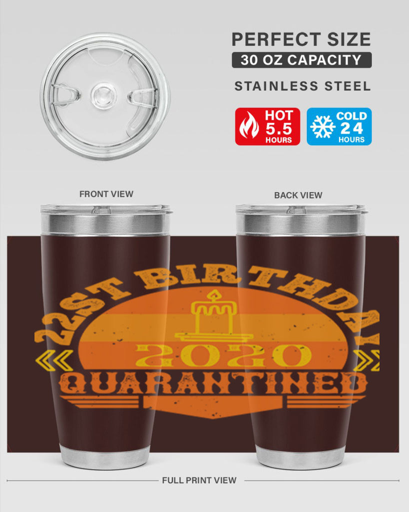 st birthday quarantined 274#- fathers day- Tumbler