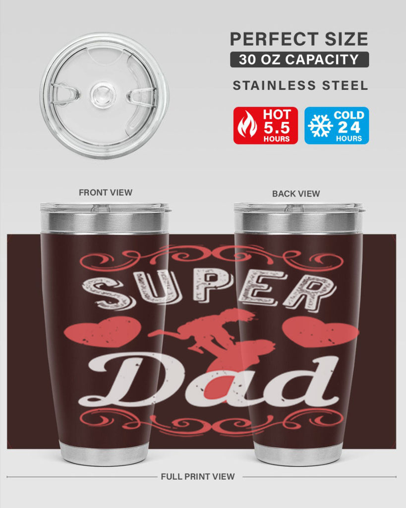 super dad 178#- fathers day- Tumbler