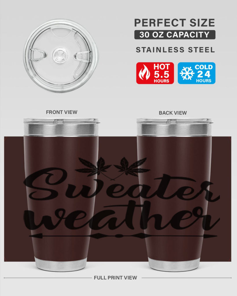 sweater weather 581#- fall- Tumbler