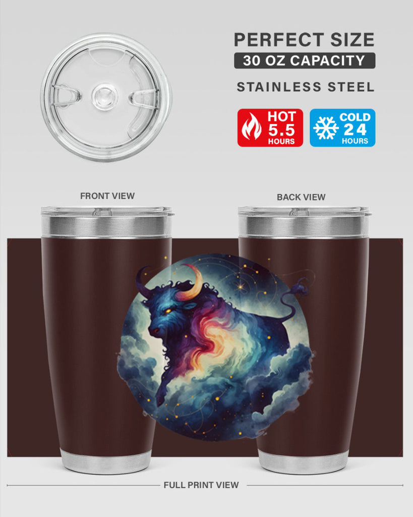 taurus 523#- zodiac- Tumbler