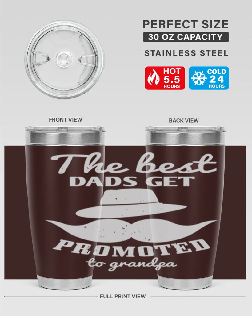 the best dads get promoted 164#- fathers day- Tumbler