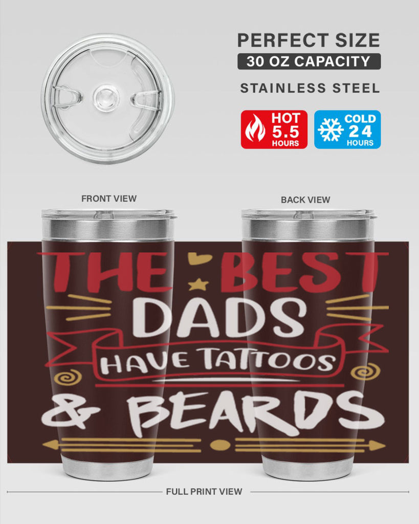 the best dads have tattoos beards 3#- fathers day- Tumbler