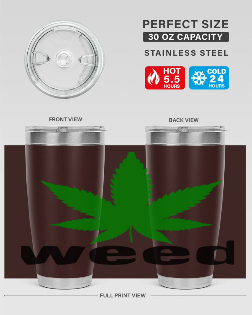 weed 279#- marijuana- Tumbler