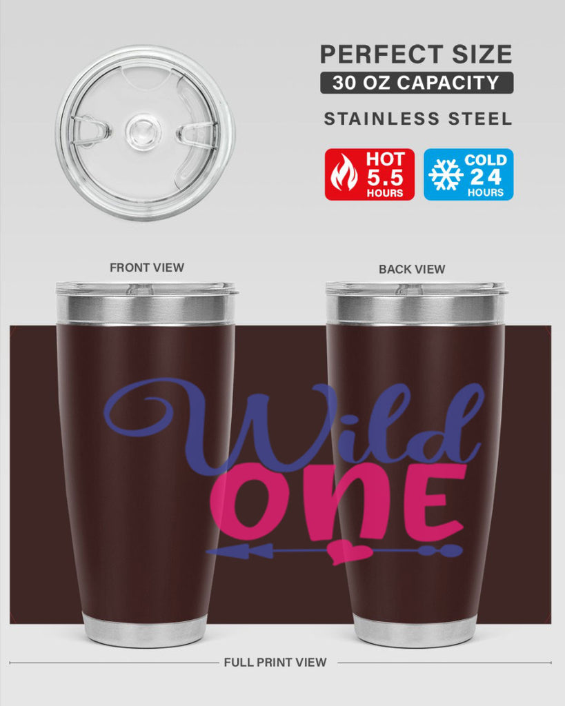 wild one 356#- mom- Tumbler