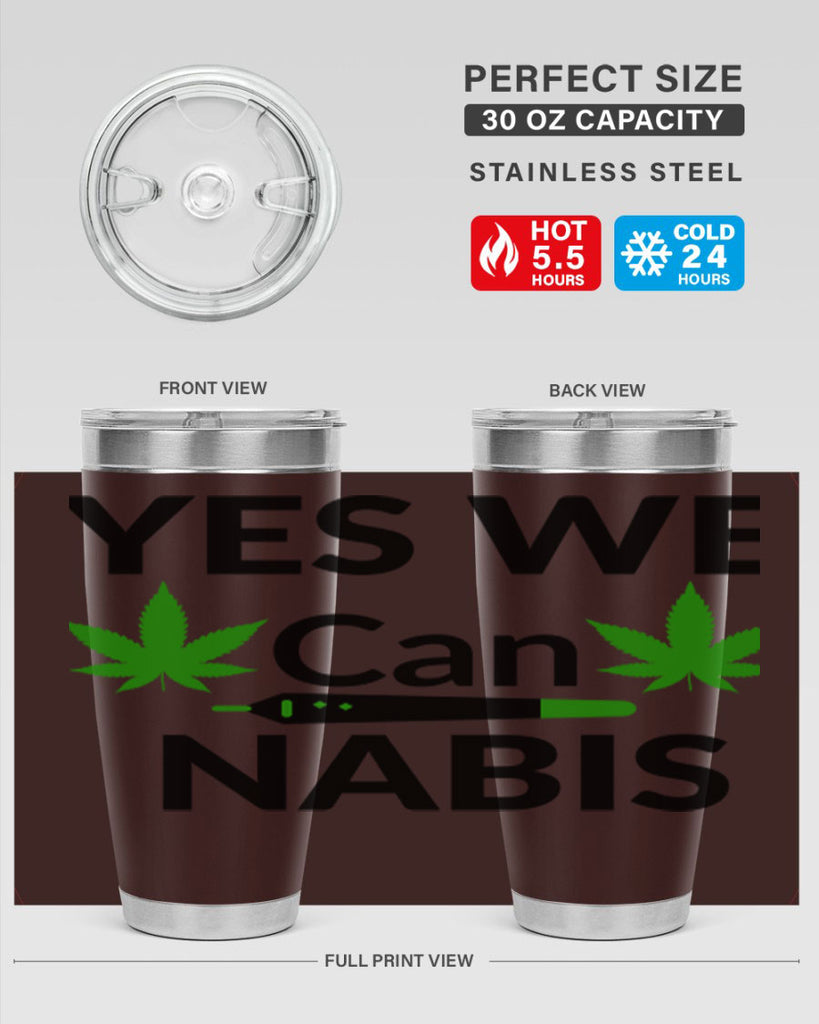 yes we cannabis 310#- marijuana- Tumbler