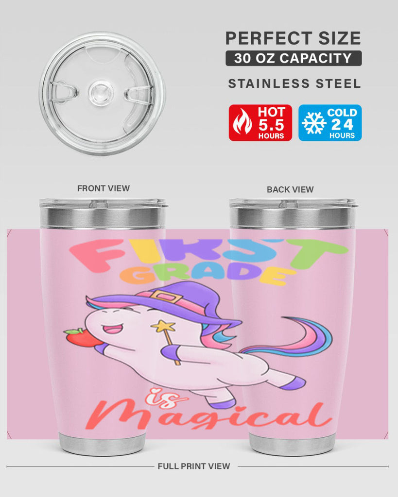 1st Grade is Magical Unicorn 26#- 1st grade- Tumbler