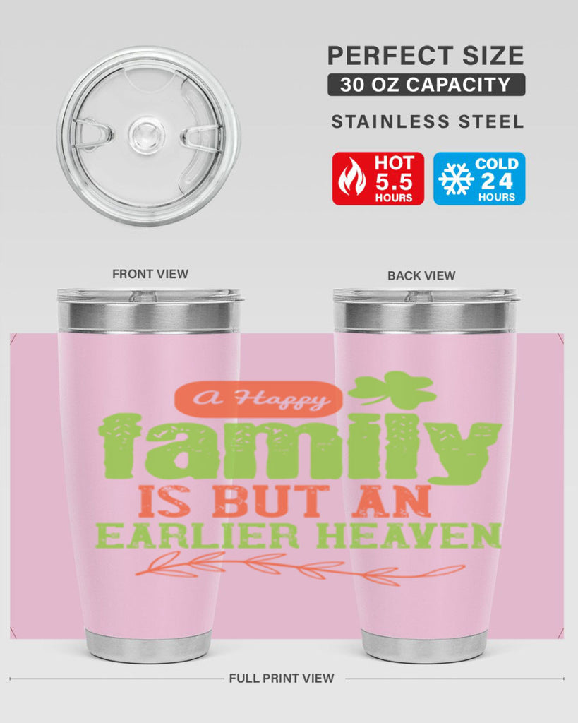 A happy family is but an earlier heaven Style 54#- baby- Tumbler