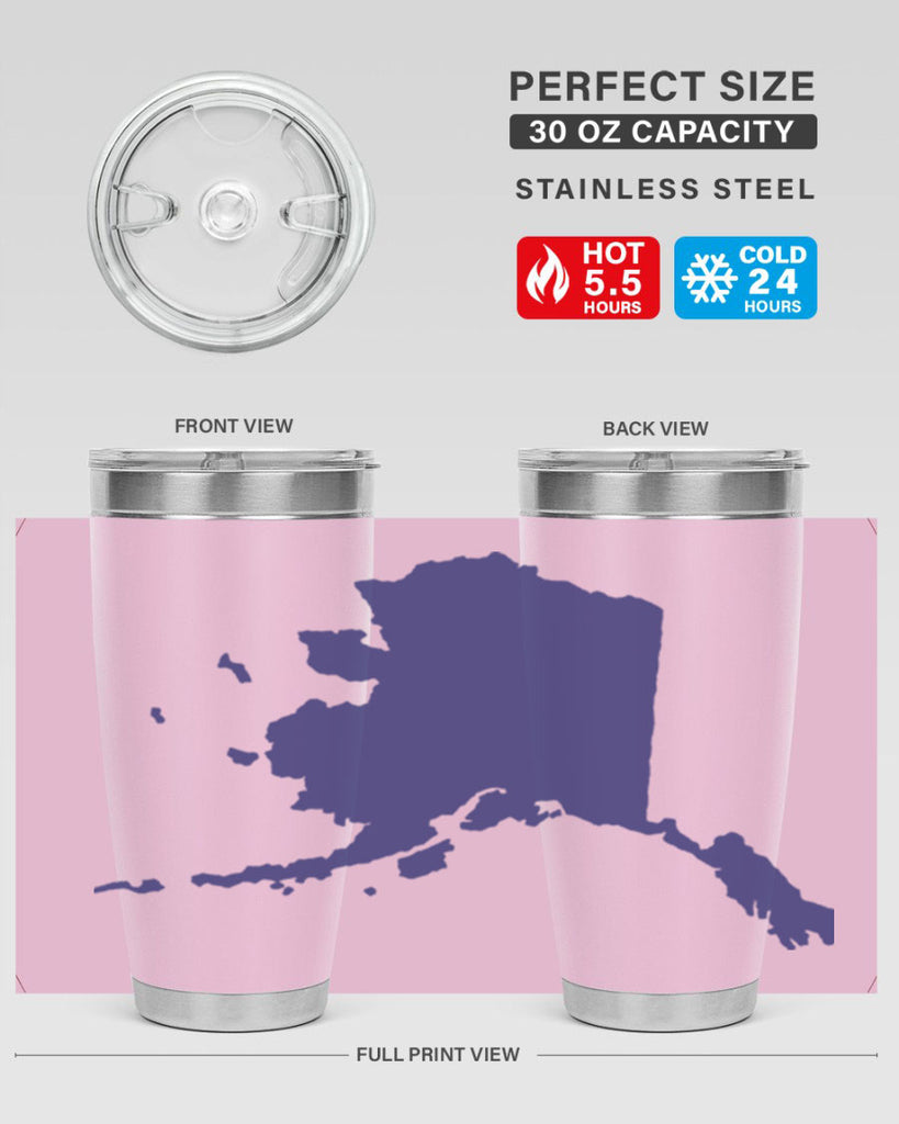 Alaska 49#- stateflags- Tumbler