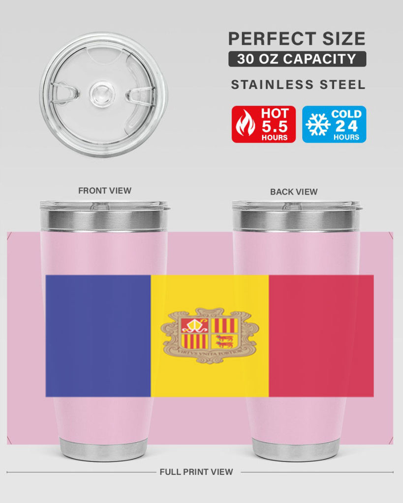 Andorra 194#- world flags- Tumbler