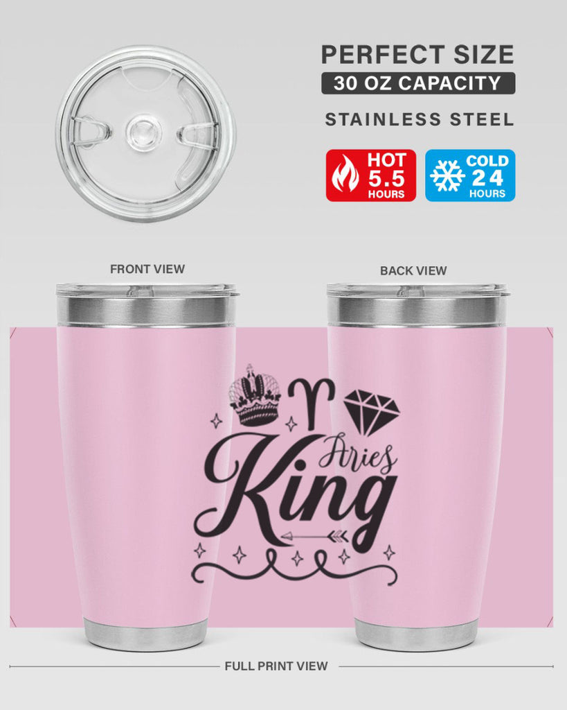 Aries king 111#- zodiac- Tumbler