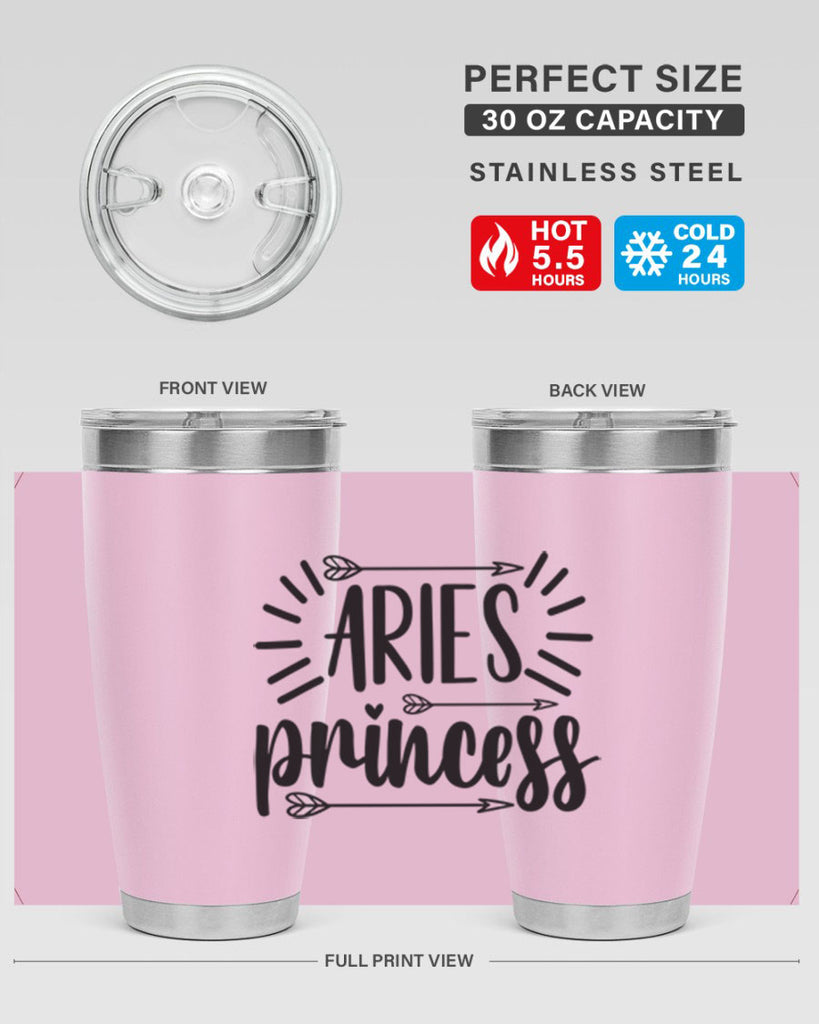 Aries princess 115#- zodiac- Tumbler