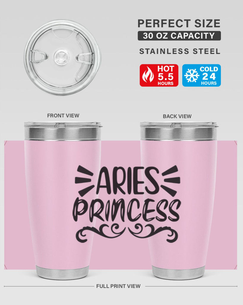 Aries princess 117#- zodiac- Tumbler