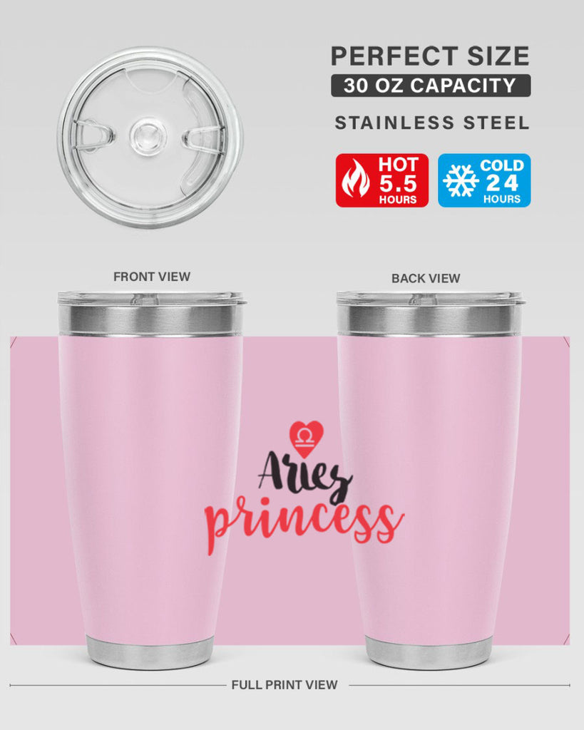 Aries princess 98#- zodiac- Tumbler