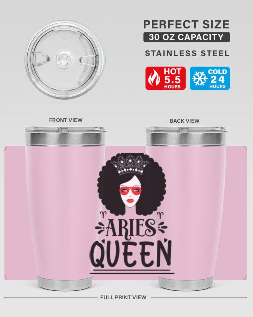 Aries queen 120#- zodiac- Tumbler