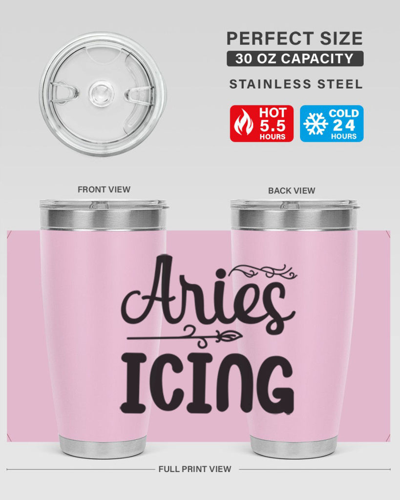 Ariesicing 106#- zodiac- Tumbler
