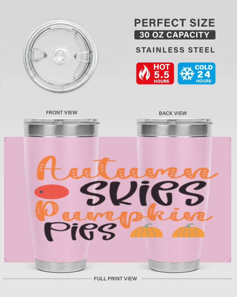 Autumn Skies Pumpkin Pies 30#- fall- Tumbler